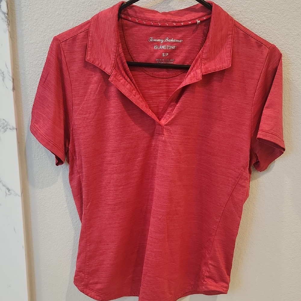 Tommy Bahama Women's Red Button Down Shirt